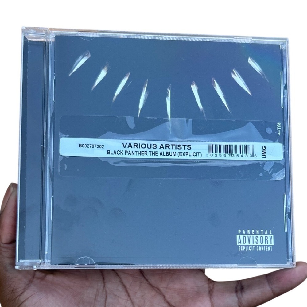 Black Panther The Album CD Black  Kendrick Lamar Soundtrack Marvel Superhero